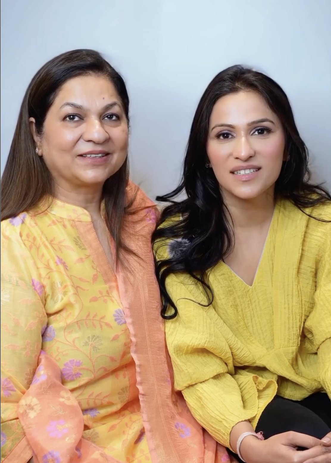 Mom and Nidhi together